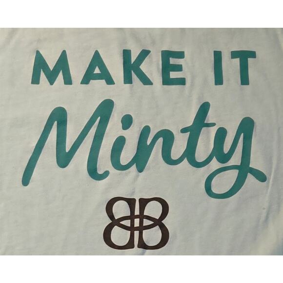 Baileys Mint Green T-Shirt Size Small Print Front and Back 100% Cotton - Picture 11 of 11